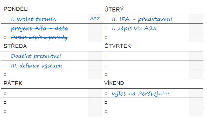 Rozpad týdne